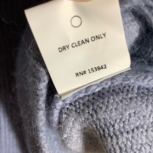 Code x Mode Light Blue Angora Stretch Cami Crop Top - Picture 4 of 5